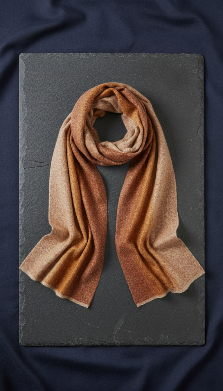 Merino Wool Scarf in a new setting