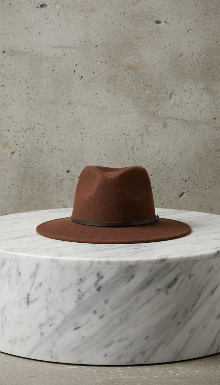Chestnut Brown Heritage Hat in a new setting